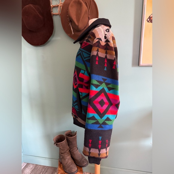 Pendleton Aztec Wool Jacket size M - Picture 3 of 8